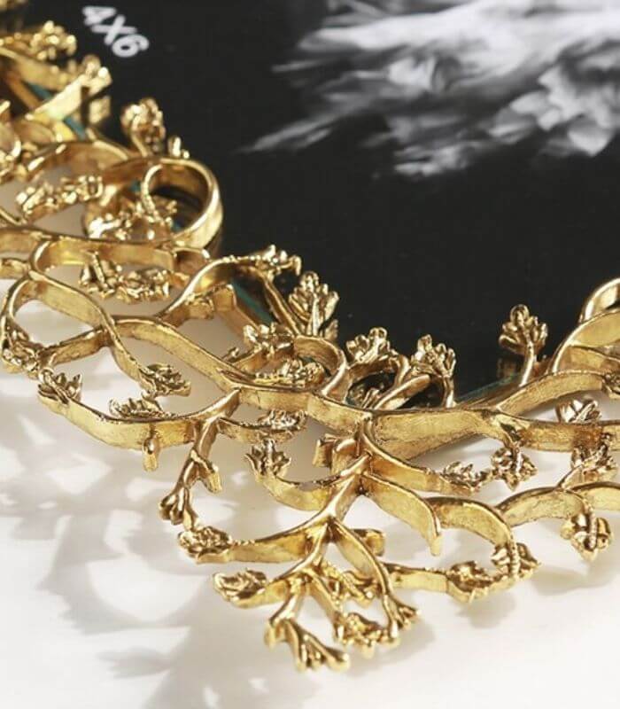 Lisslune | Florentis - Elegant leaf design nature-inspired frame