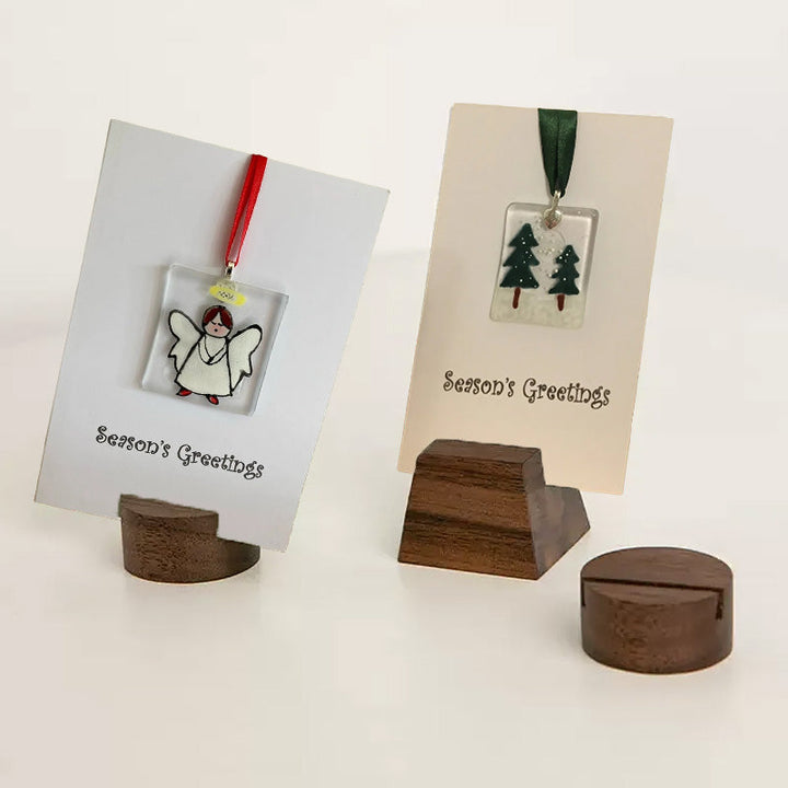 Lisslune | Handmade Christmas card ornaments