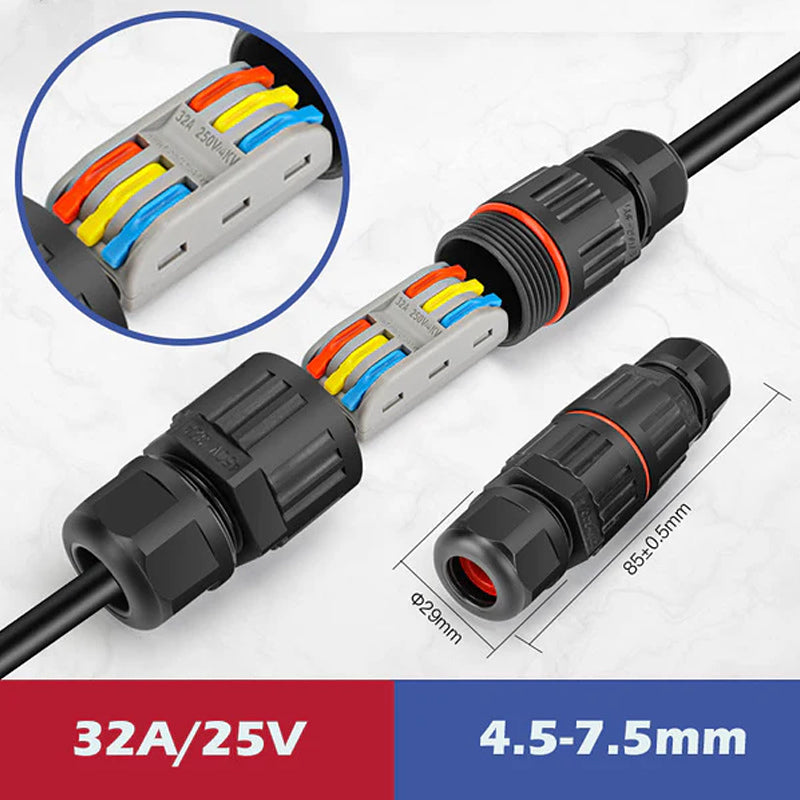 Lisslune | Outdoor waterproof electric cable connector