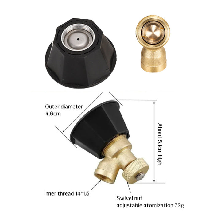 Lisslune | High Pressure Air Vortex Spray Nozzle for Agricultural Applications