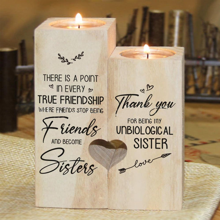 Lisslune | Creative candle holder made of wood