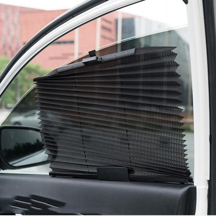 Lisslune | Car Window Sunshade Curtain, 3M Adhesive, black