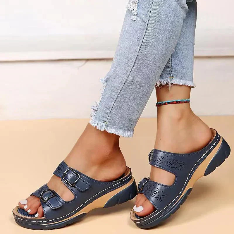 Lisslune | Women's Orthopedic Sandals made of Leather