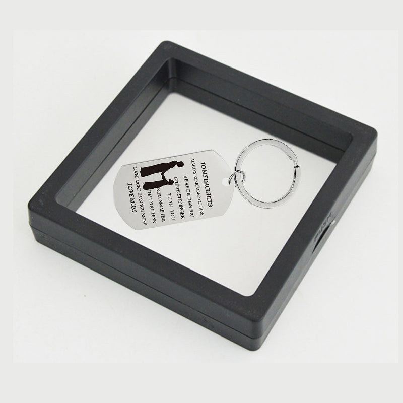 Lisslune | Mother's Day Engraving Metal Keychain with Box