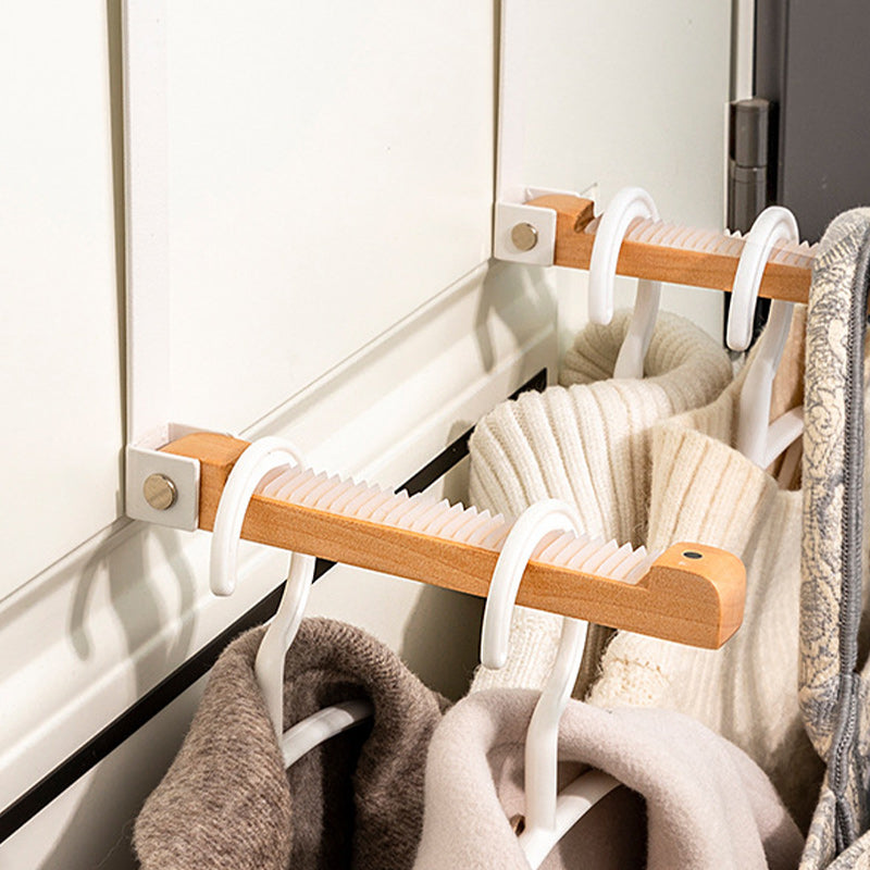 Lisslune | Folding Wood Over The Door Hooks