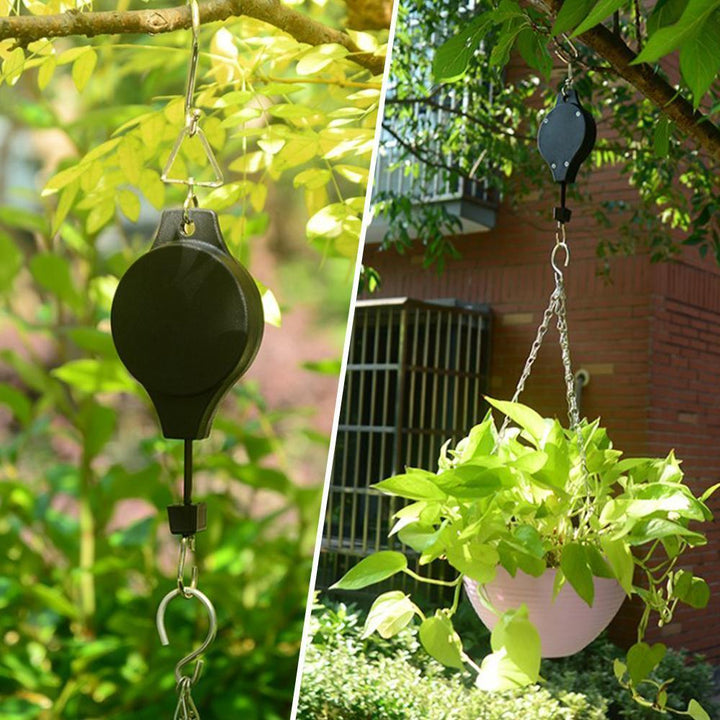 Lisslune | Telescopic Hook for Garden Baskets Pots, Birdhouse