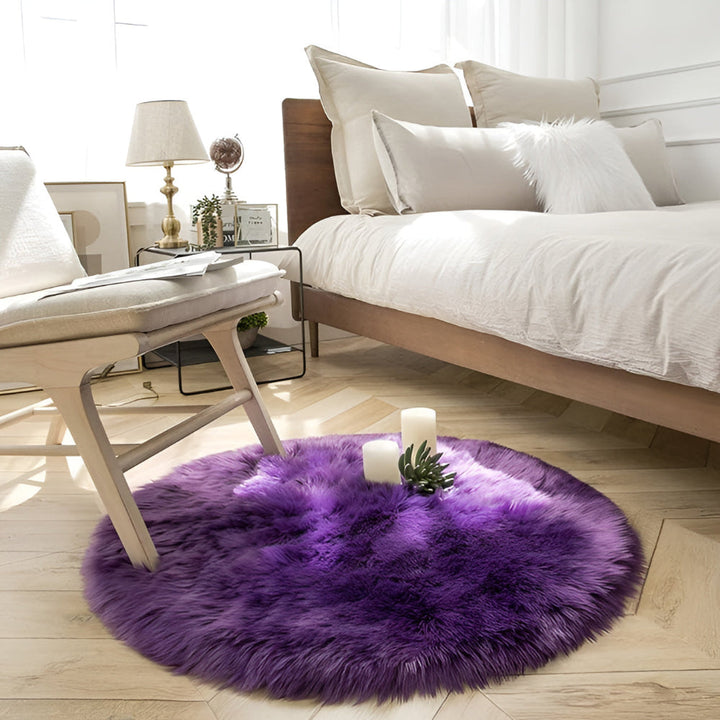Lisslune | Round Cloud Soft Plush Rug