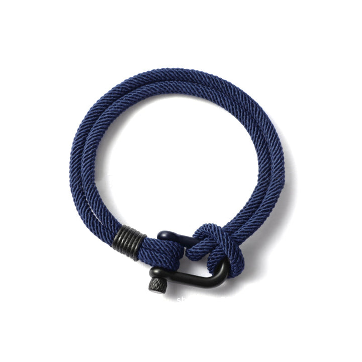 Lisslune | U-shaped buckle nylon braided bracelet