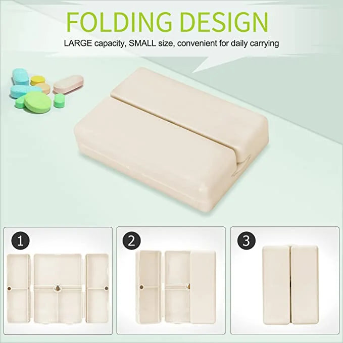 Lisslune | 7 Compartments Portable Medication Organizer