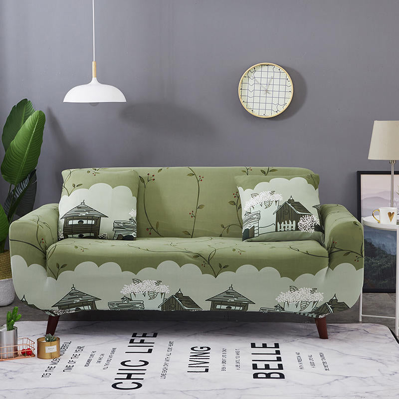Lisslune | Simple Printed Elastic Sofa Cover