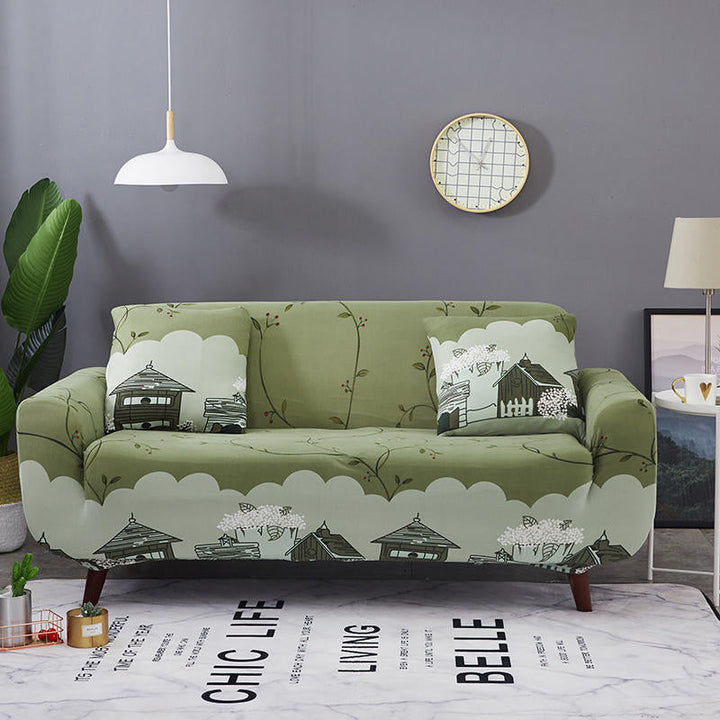 Lisslune | Simple Printed Elastic Sofa Cover