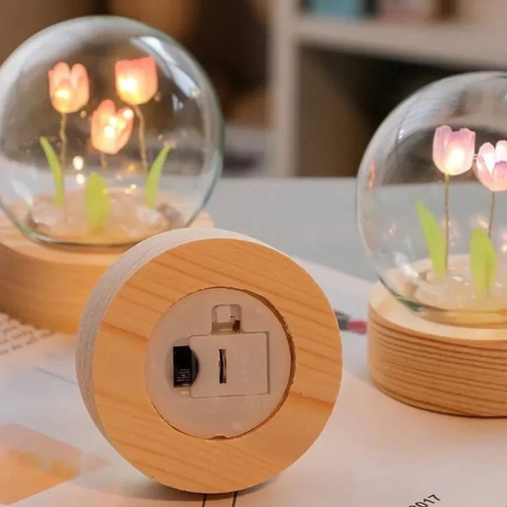 Lisslune | DIY glowing tulip night light