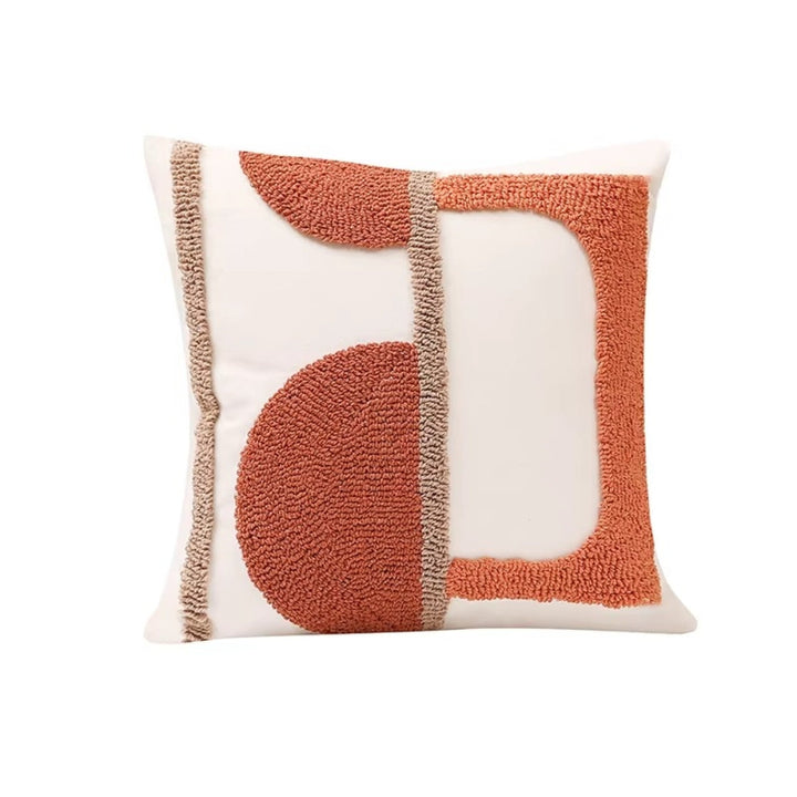 Lisslune | Eden Geometric Embroidery Cushion Cover
