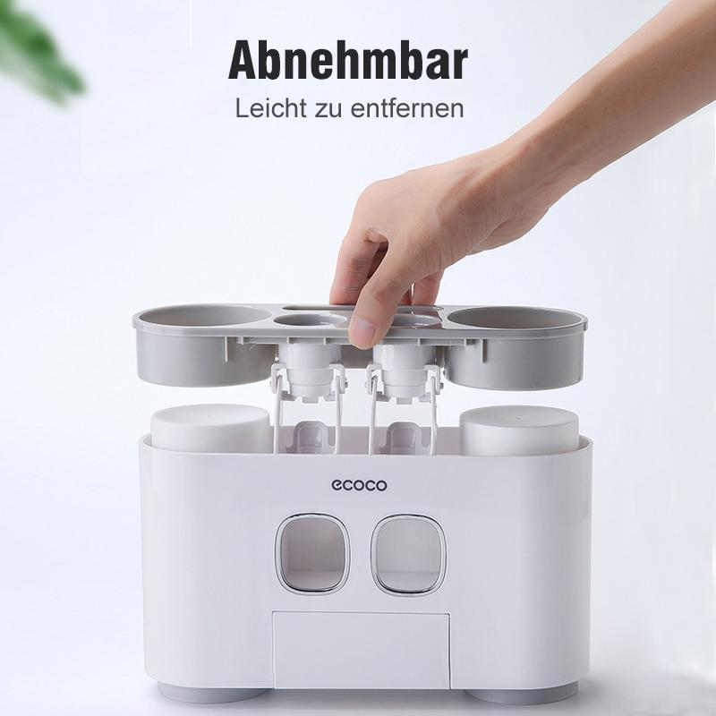 Lisslune | Automatic Toothbrush Holder and Toothpaste Dispenser Set