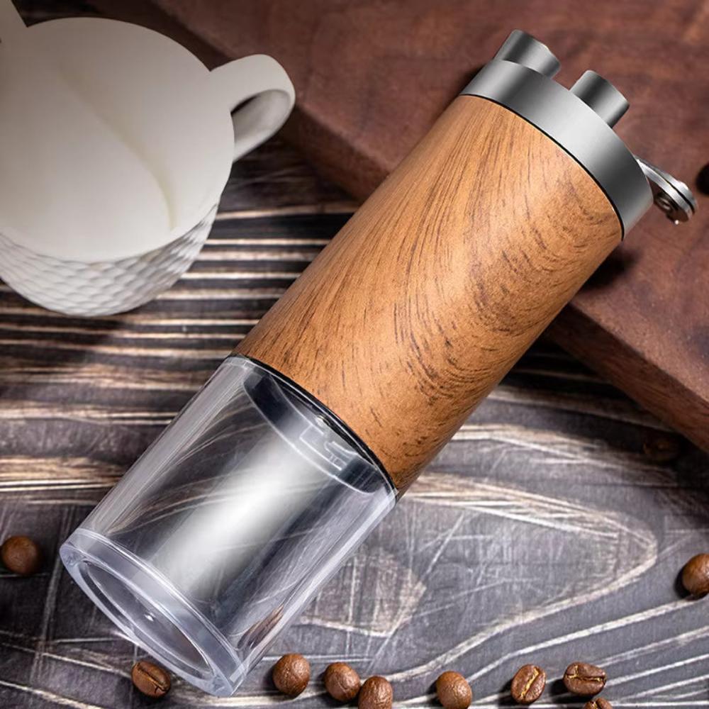 Lisslune | Brewora | Handcrafted Wooden Coffee Grinder – Adjustable Manual Mill for Freshly Ground Coffee