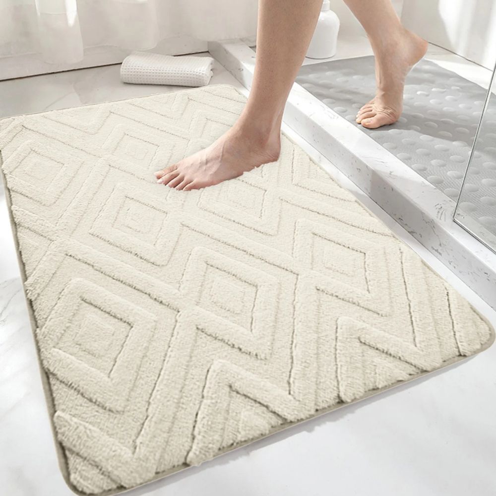 Lisslune | Diamond Jacquard Bath Mat