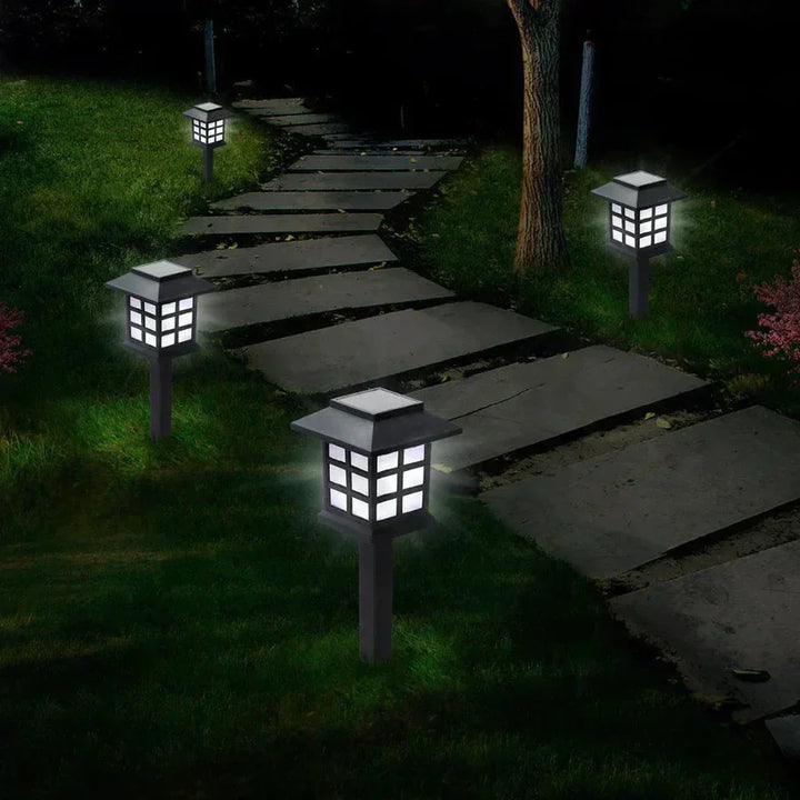 Lisslune | LuminaQuad - Solar LED garden lamp