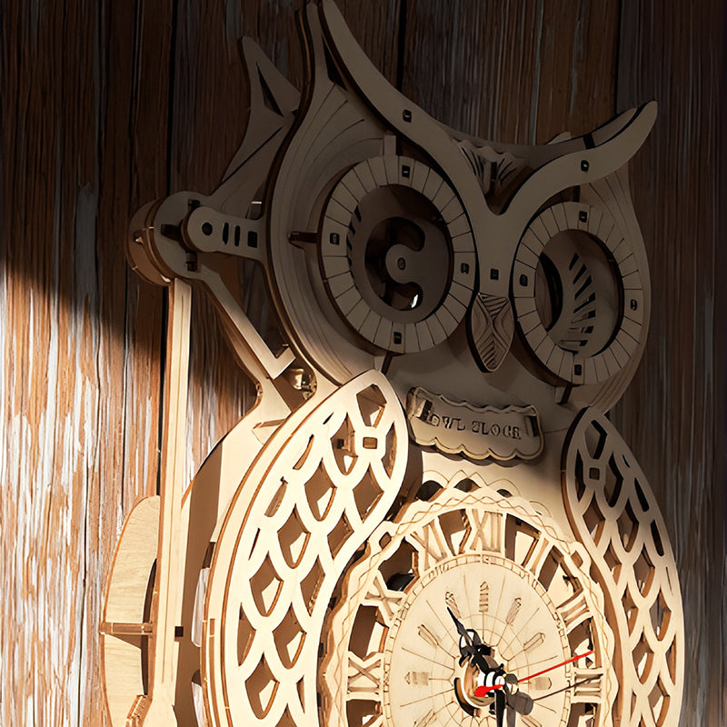 Lisslune | Super mechanical wooden model puzzle set🦉