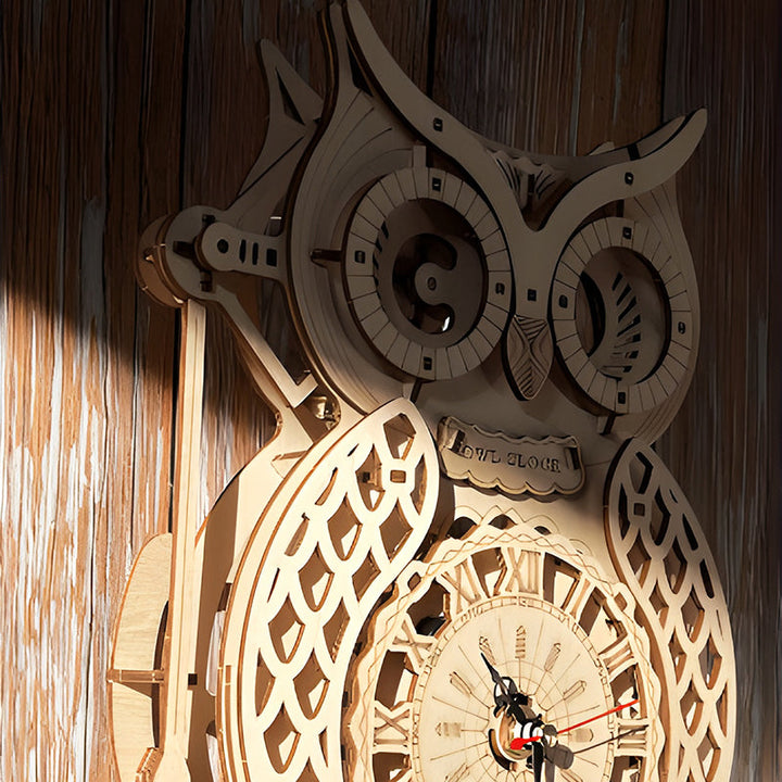 Lisslune | Super mechanical wooden model puzzle set🦉