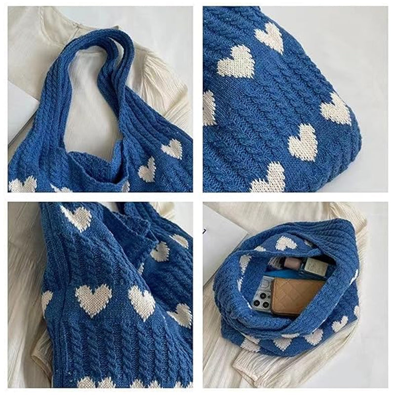 Lisslune | Knit Love Tote Bag