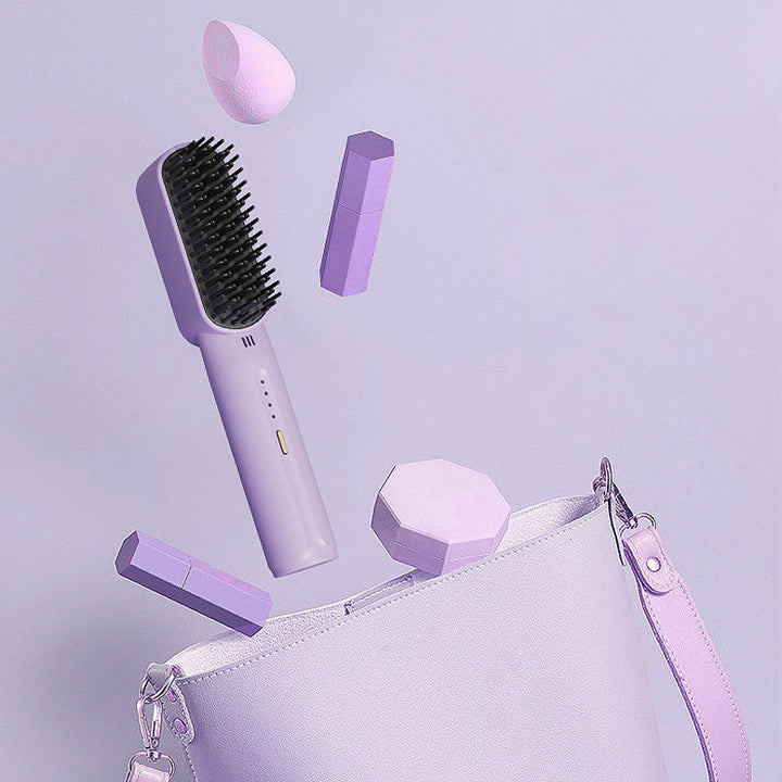Lisslune | Portable negative ion hair straightener comb