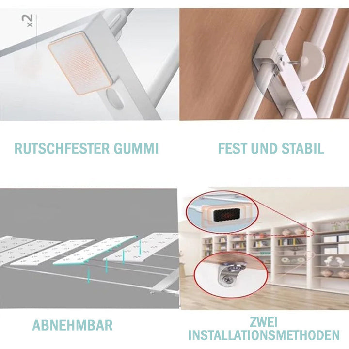 Lisslune | Expandable wardrobe shelf