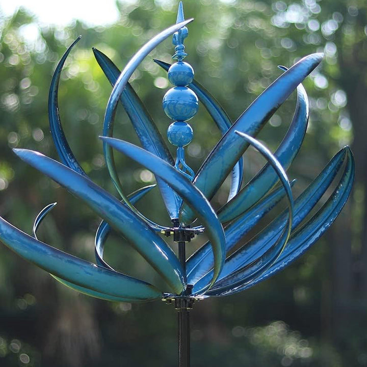 Lisslune | Blue Wind Spinner made of Metal