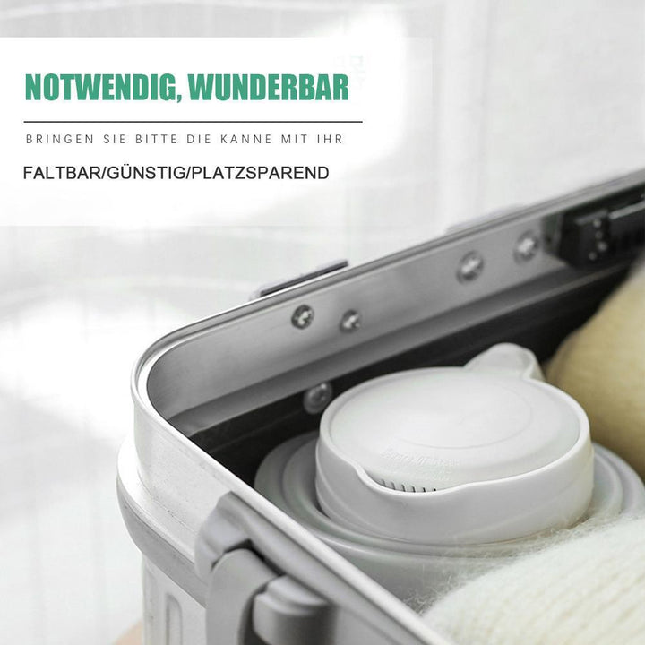 Lisslune | Portable travel silicone gel kettle with universal plug