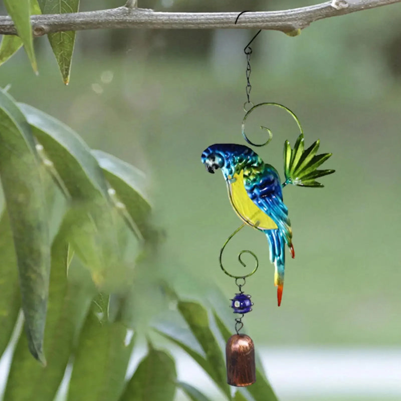 Lisslune | Three-dimensional parrot wind chime, hanging decoration
