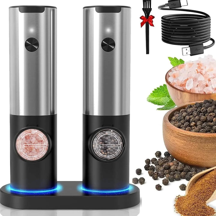 Lisslune | Noble Electric Salt and Pepper Mill with Battery