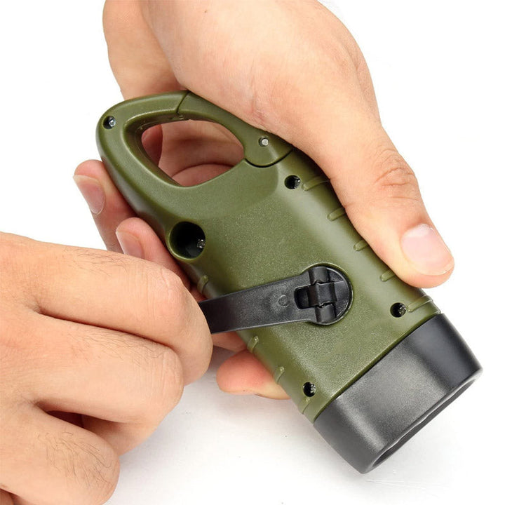 Lisslune | Handcrank Solar-powered Flashlight