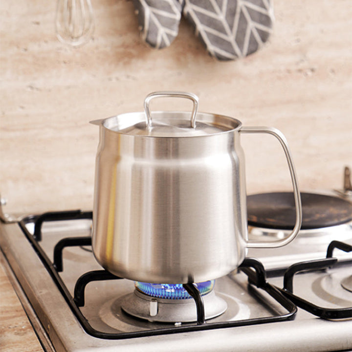 Lisslune | 2-in-1 304 Stainless Steel Multifunctional Oil Separator Pot