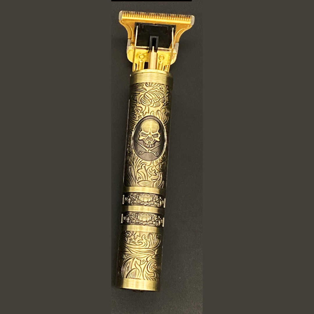 Lisslune | Skull Vintage Trimmer – Rechargeable Hair & Beard Groomer