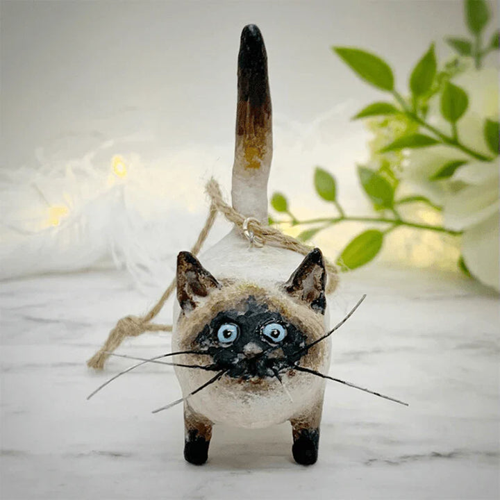 Lisslune | Handmade, Unique Cat Christmas Ornament
