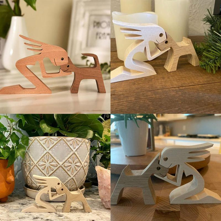 Lisslune | Animal Lover Wooden Sculpture Table Decoration