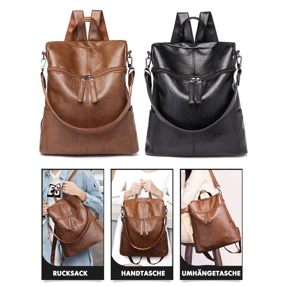 Lisslune | Rucksack with large capacity - Full leather