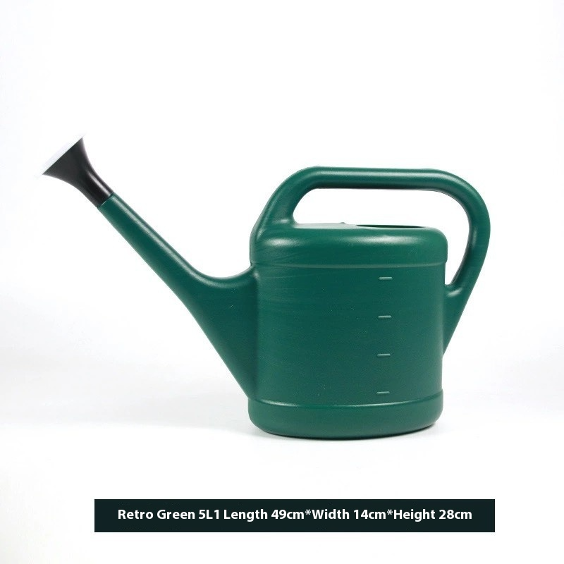 Lisslune | Large-volume watering can with long spout – plastic for garden care