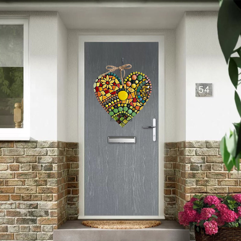 Lisslune | Large Garden Mosaic Heart Decoration