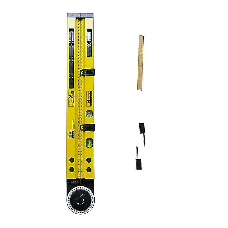 Lisslune | 4-in-1 Compass Protractor Made of Aluminum Alloy