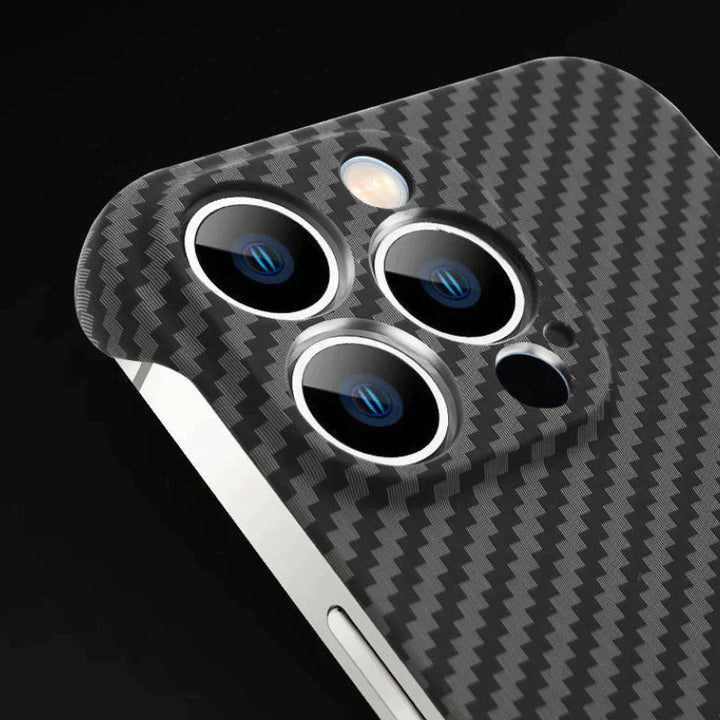Lisslune | Frameless Magnetic Phone Case Made of Carbon Fiber for iPhone
