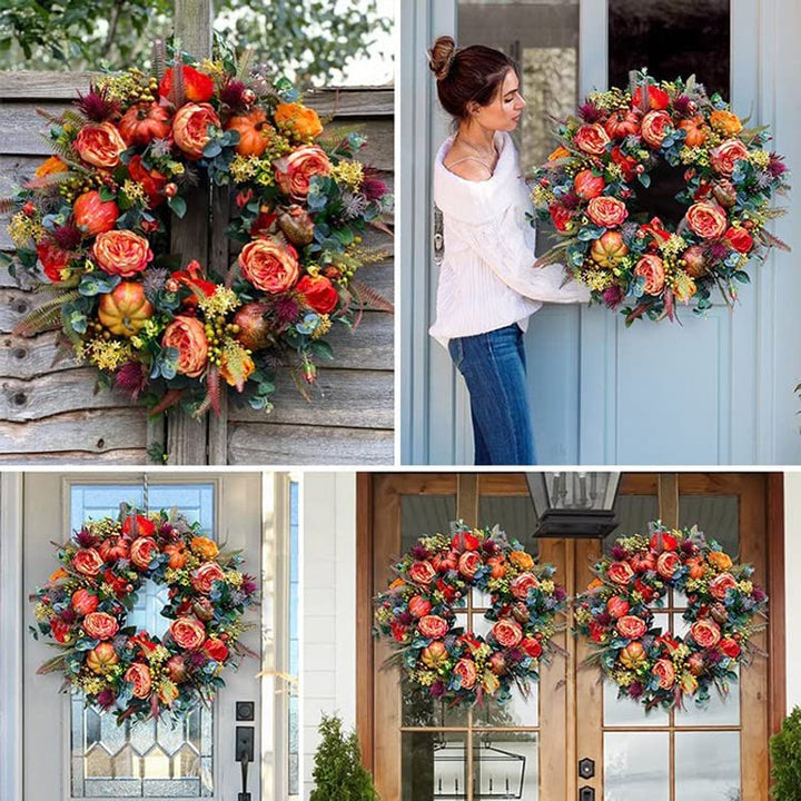 Lisslune | Halloween Pumpkin Wreath