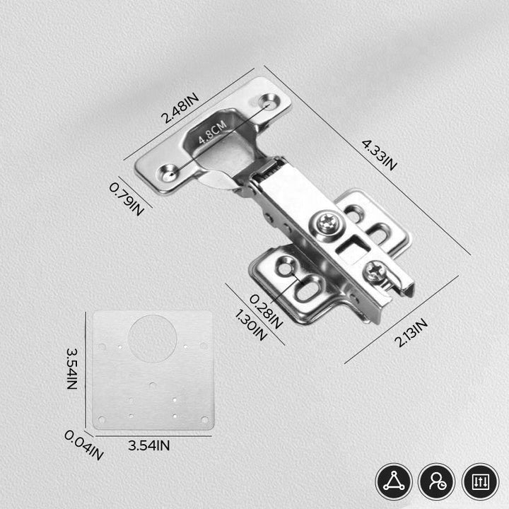 Lisslune | Hinge Side Window Repair Kit