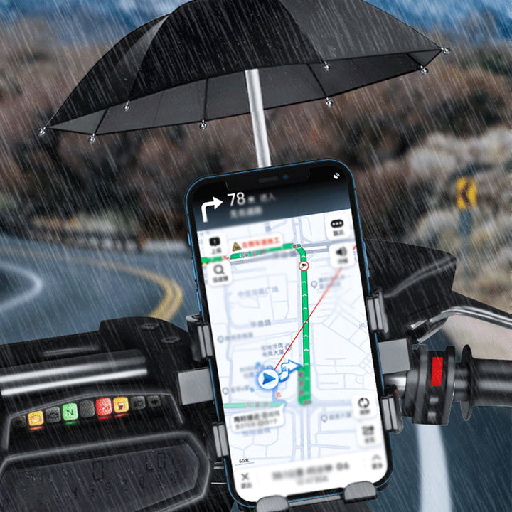 Lisslune | Motorcycle Phone Holder with Umbrella