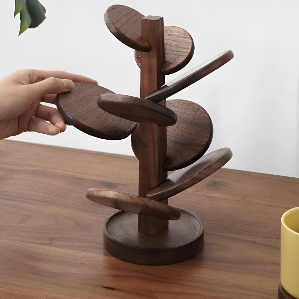 Lisslune | Wooden Trivet Tree Coaster