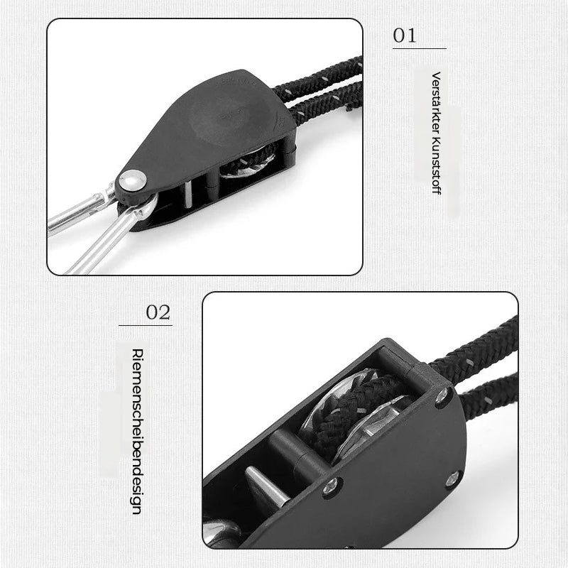 Lisslune | Windproof rope for adjusting the pulley