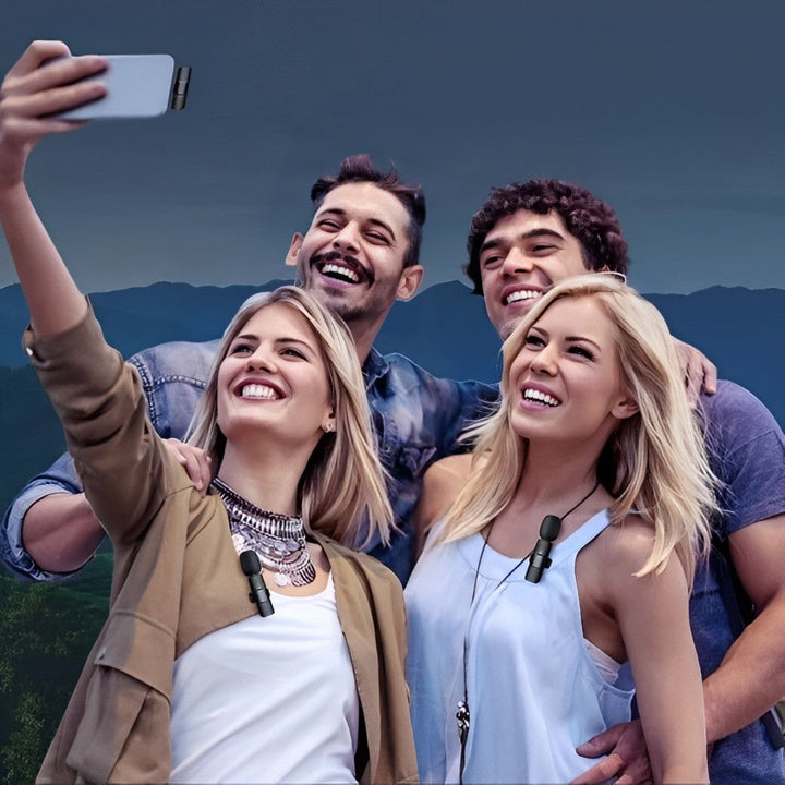 Lisslune | Pro Wireless Lavalier Microphone - Effortless Audio Capture Anywhere