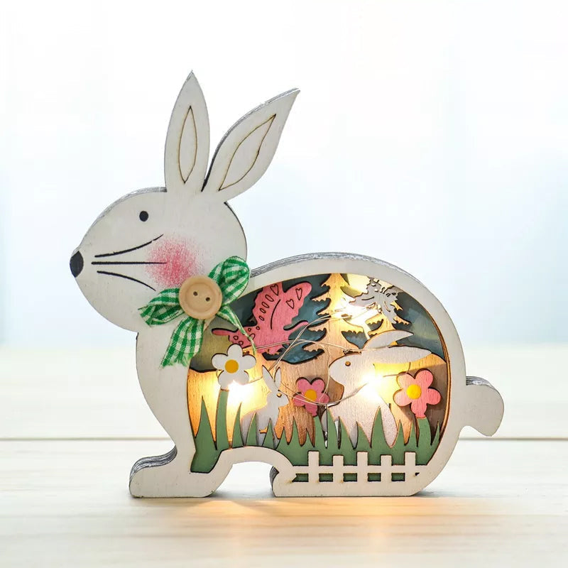 Lisslune | EasterGlow – Illuminated twisted bunny figures with gentle LED elements