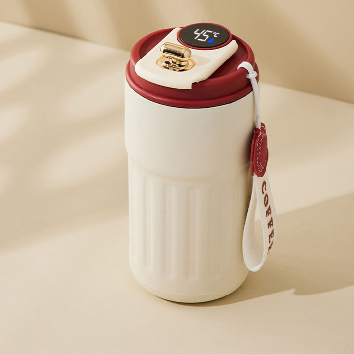 Lisslune | Stainless Steel Coffee Mug with LED Temperature Display 450 ML