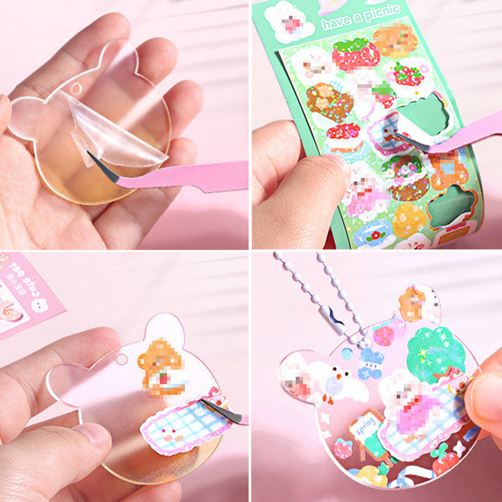 Lisslune | Goo Card Sticker Set - Children's Toy for Crafting Notebooks