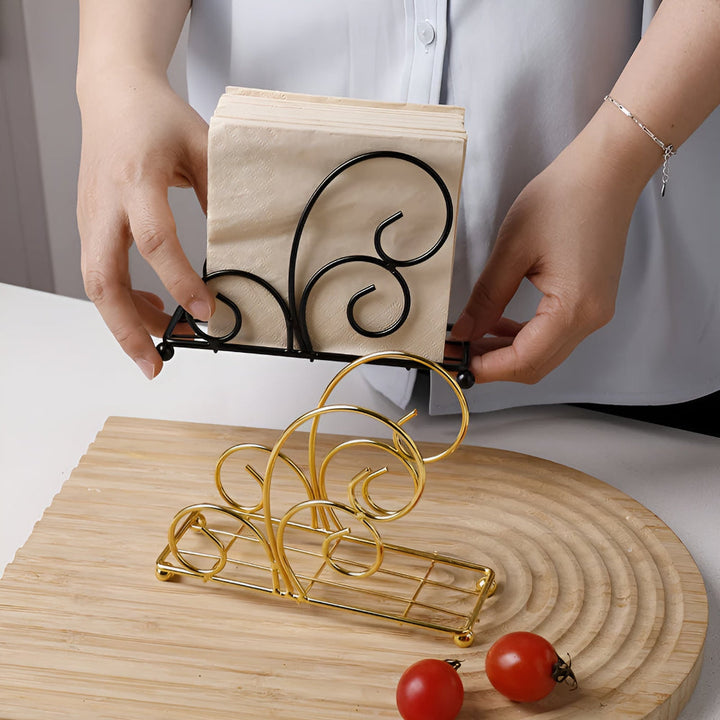 Lisslune | Stylish Swirl Napkin Holder